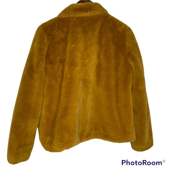 TM Collections Teddy Brown Faux Fur Cropped Jacket